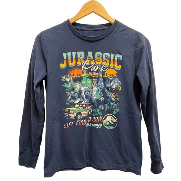 Jurassic Park Shirt Youth Medium Long Sleeve Isla Nublar Dinosaur Movie 2022 - Picture 1 of 6